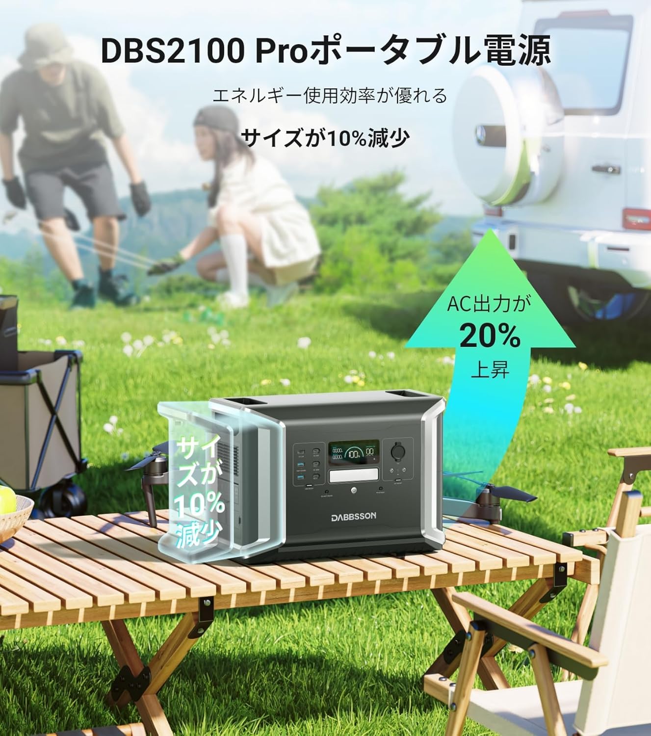 Dabbsson_DBS2100 Pro ポータブル電源_商品説明画像_03